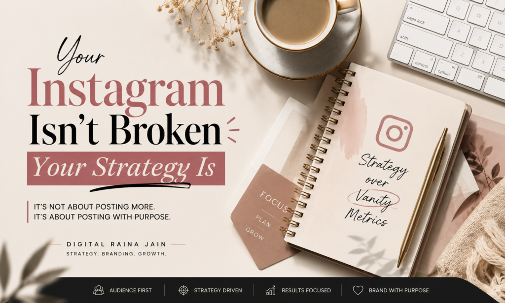 Your Instagram Isn’t Broken “Your Strategy Is”