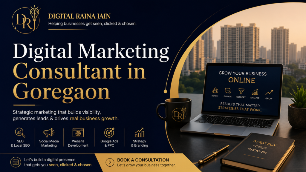Digital Raina Jain | Digital Marketing Consultant in Goregaon: Services, Benefits & How to Choose the Right Expert
